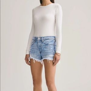 AGOLDE Parker Vintage Loose Fit Cut-Off Shorts